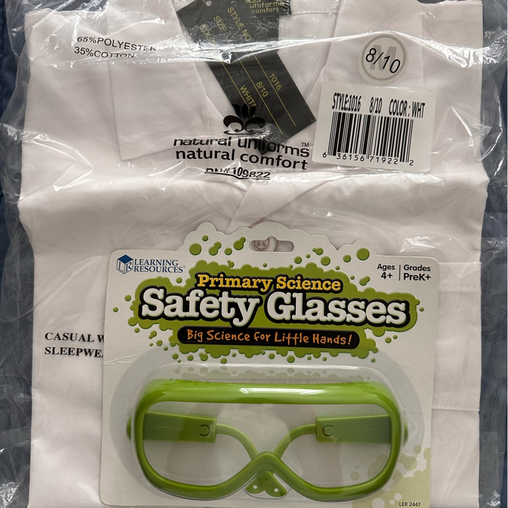 Scientist Lab Coat and Goggles